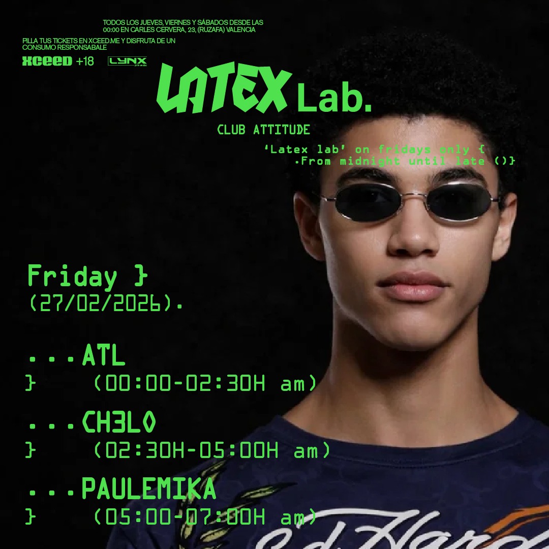 V27/02 LATEX LAB. W/ CH3LO + ATL + PAULEMIKA en LATEX image