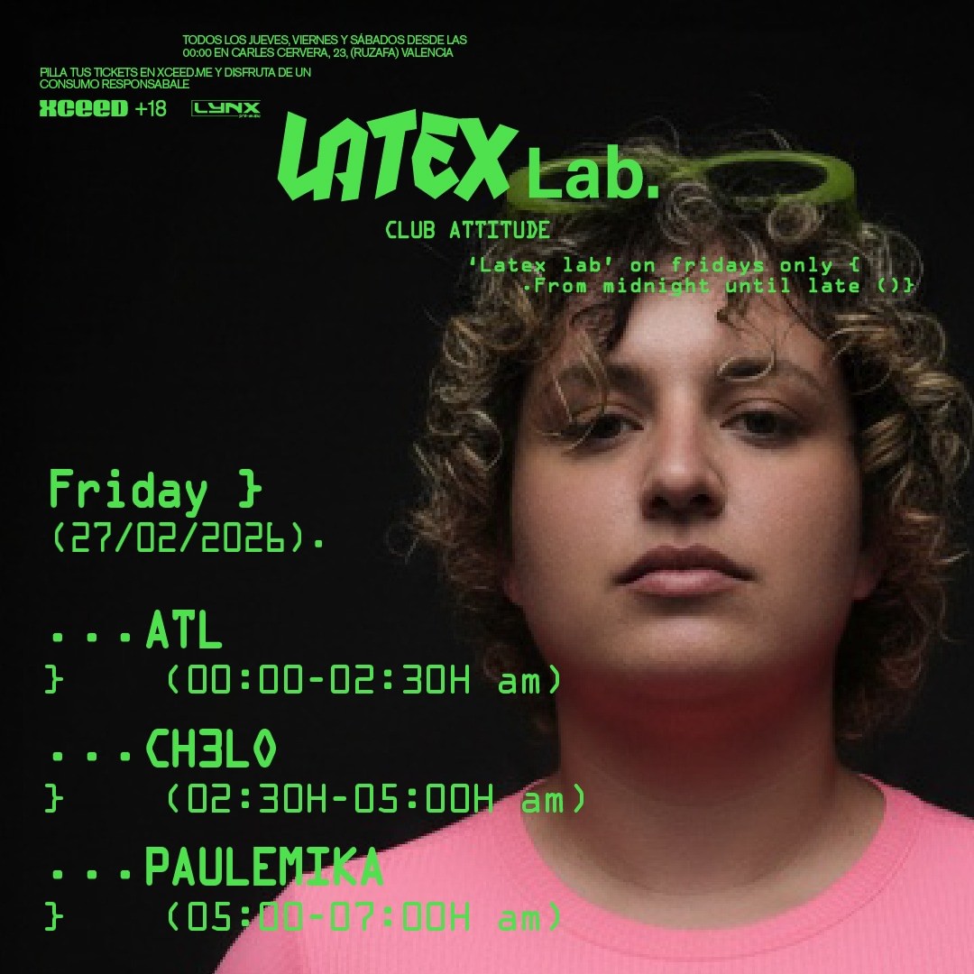 V27/02 LATEX LAB. W/ CH3LO + ATL + PAULEMIKA en LATEX image