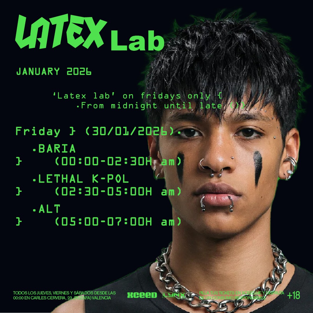 V30/01 LATEX LAB.: BARIA + LETHAL K-POL + SCORCIA en LATEX
