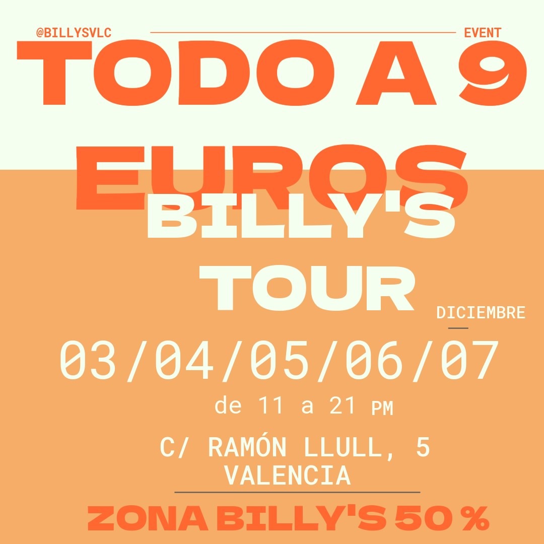 VALENCIA X BILLYS TOUR image