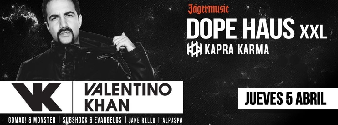 VALENTINO KHAN @ Dope Haus XXL *Neon Party* event cover