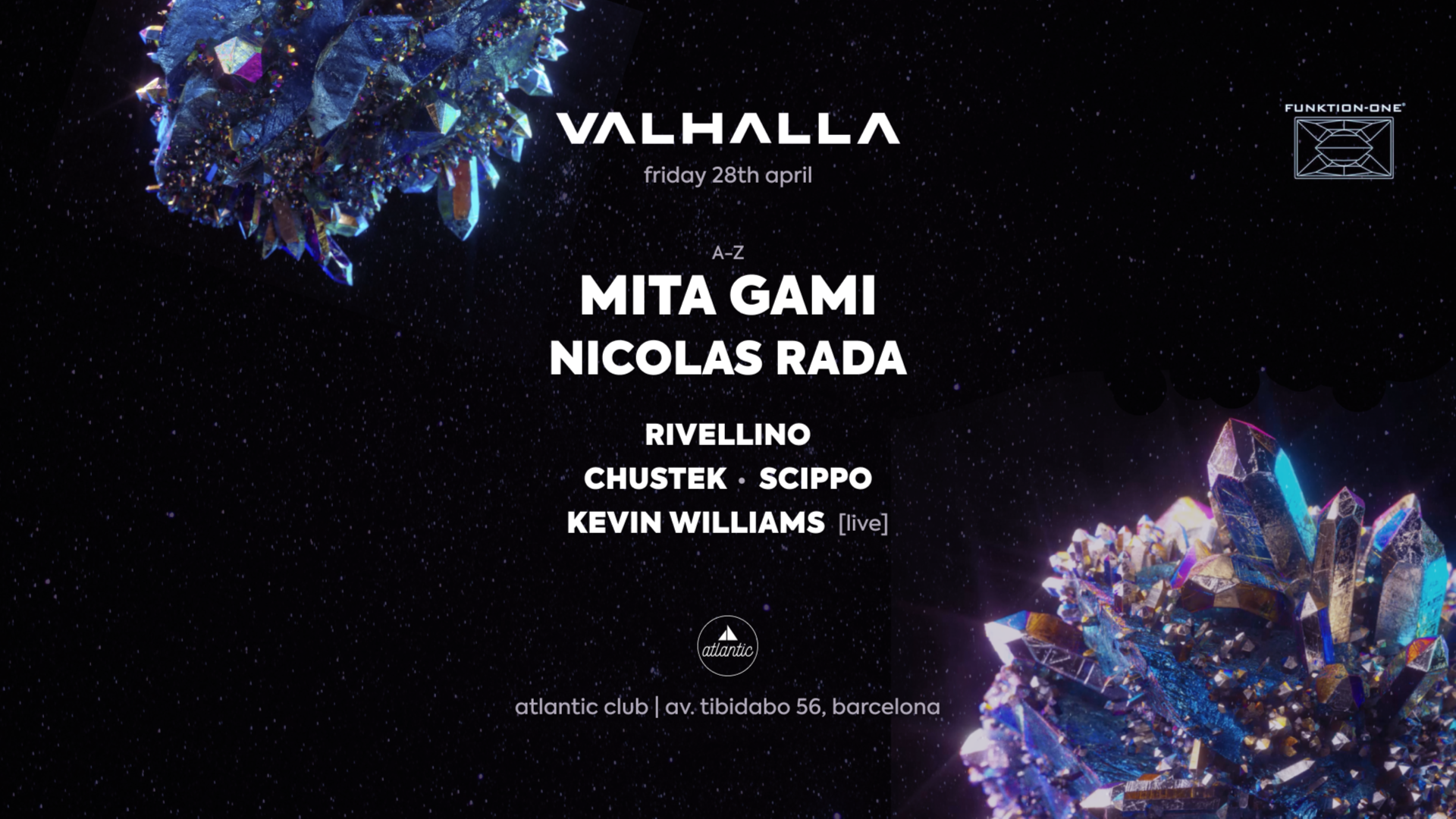 Valhalla pres. Mita Gami, Nicolas Rada, Rivellino, Chustek, Kevin Williams, Scippo image