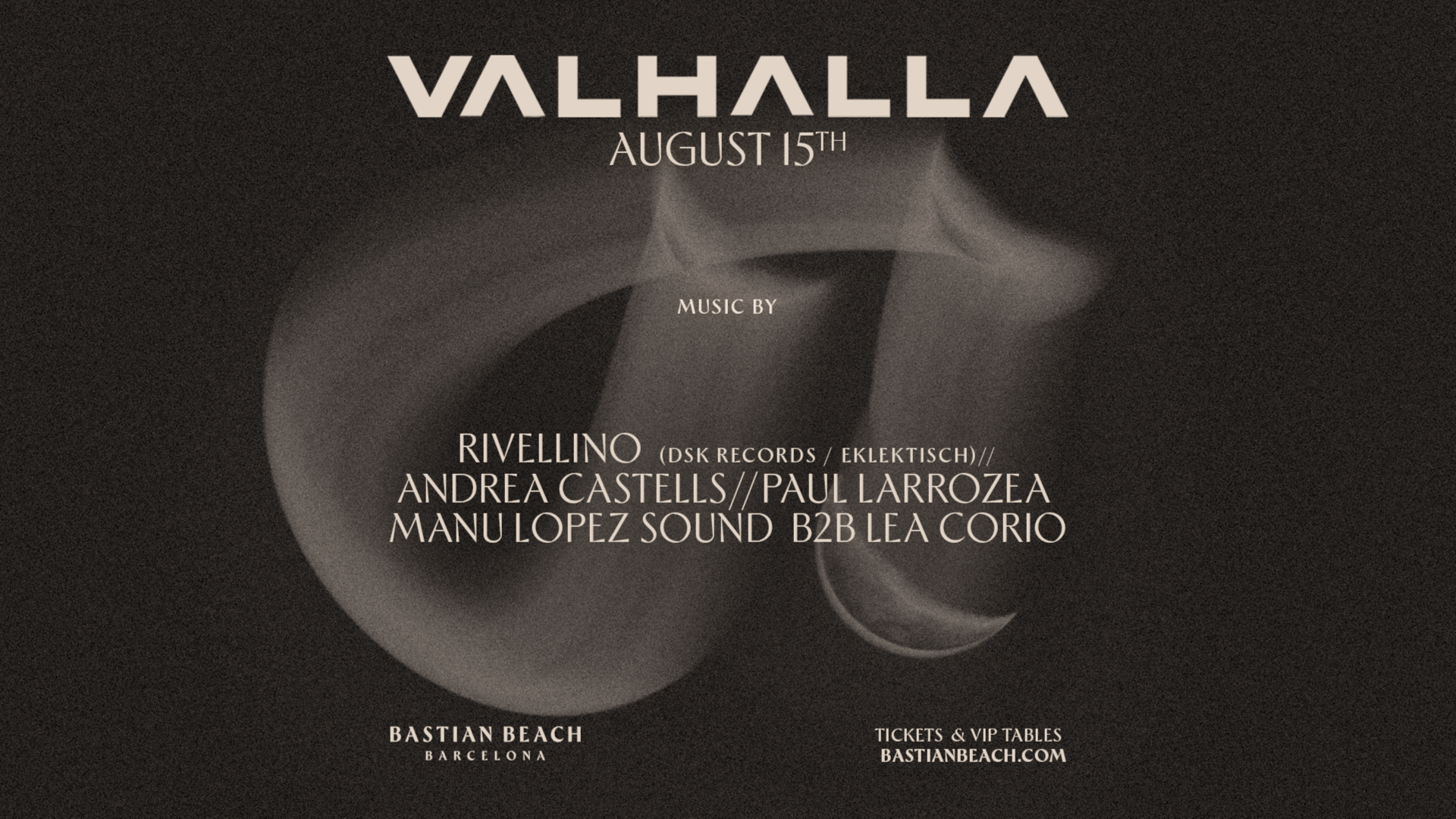 Valhalla pres. Rivellino, Andrea Castells, Paul Larrozea, Manu Lopez Sound, Lea Corio image