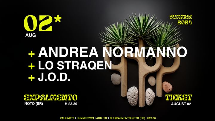 Cover for event: Vallinote - Andrea Normanno, J.O.D. , Lo Straqen
