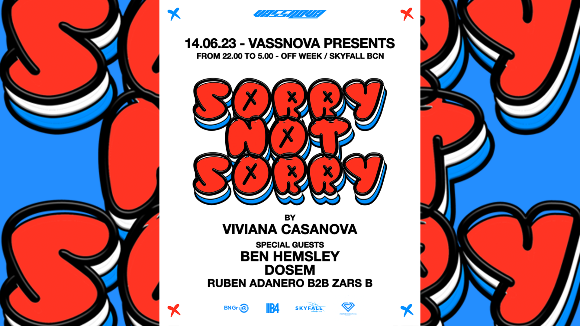 Vassnova Off Week Bcn pres. Ben Hemsley, Dosem, Viviana Casanova