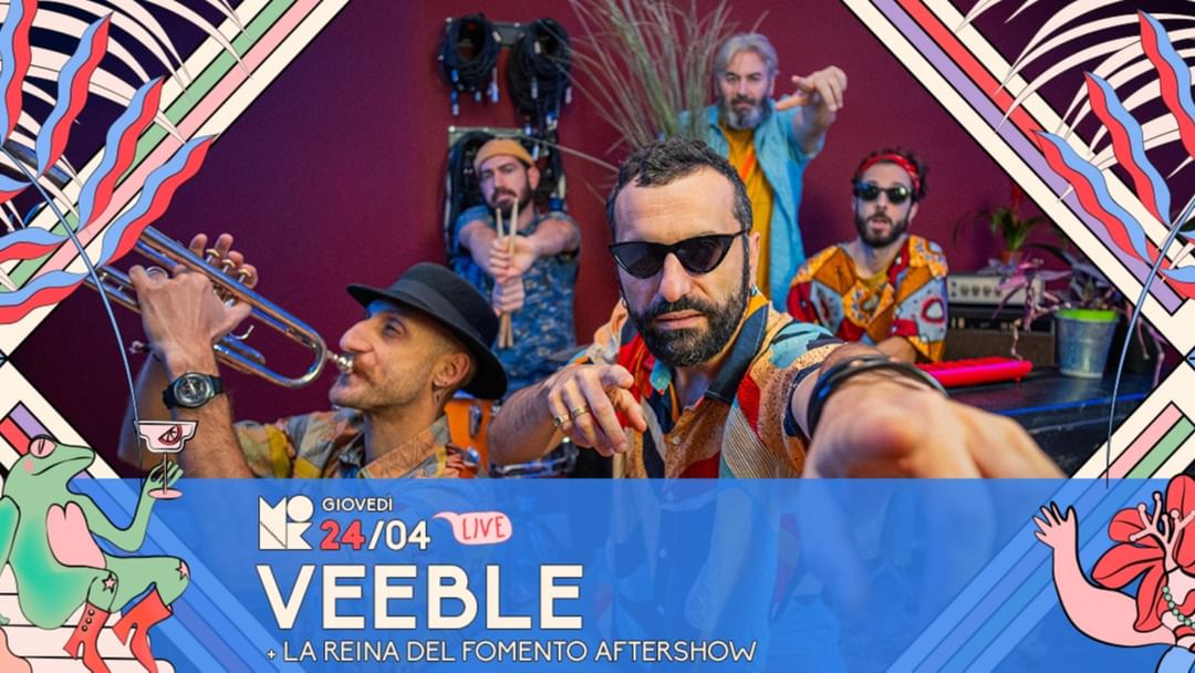 Cartel del evento VEEBLE + LA REINA DEL FOMENTO AFTERSHOW