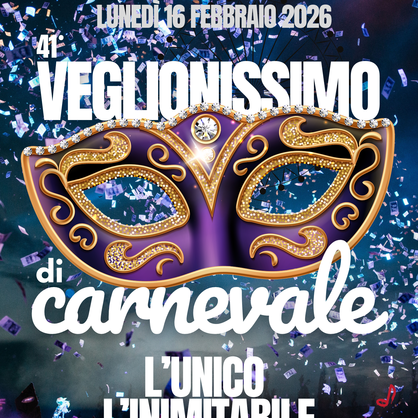 VEGLIONISSIMO CARNEVALE 2026 image