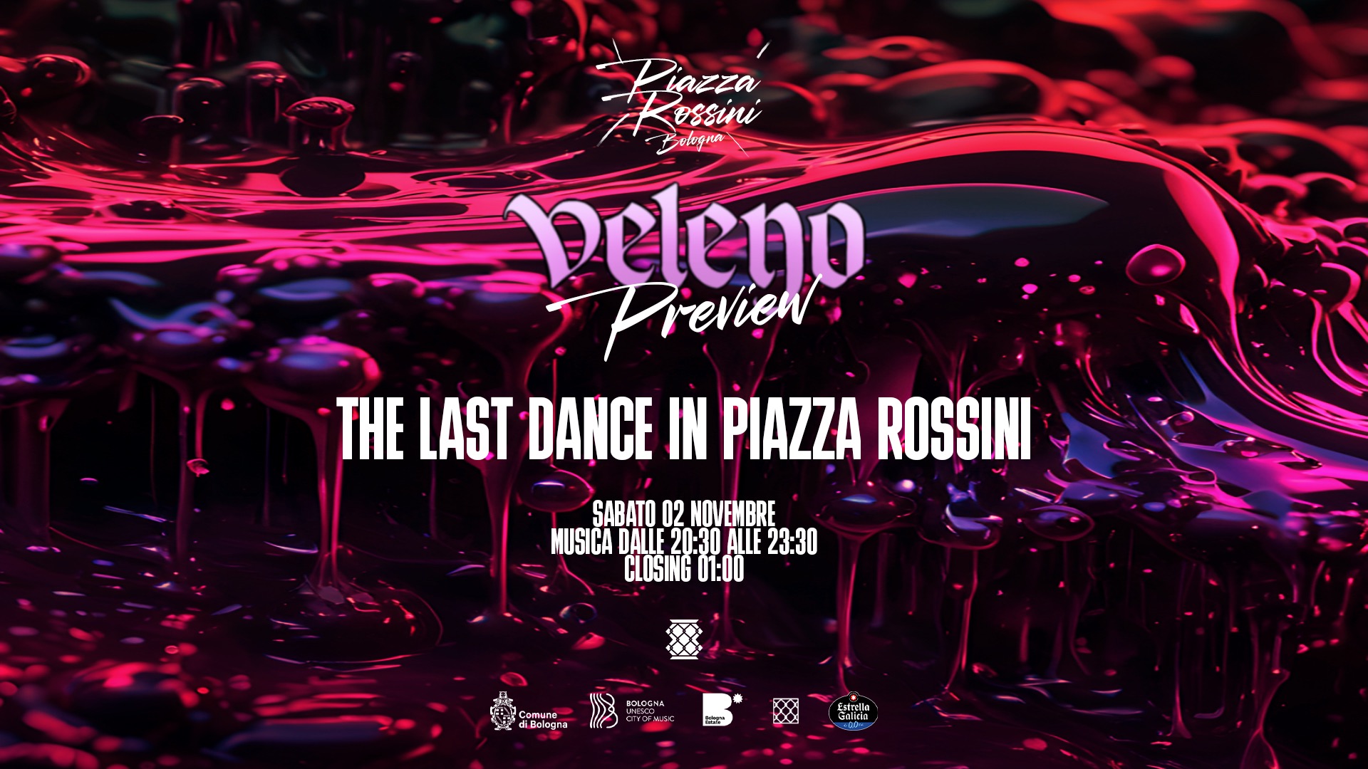 Veleno Preview - The last dance in Piazza Rossini