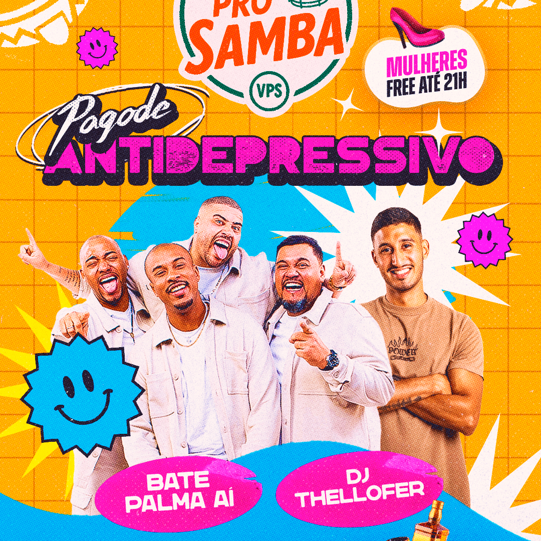 VEM PRO SAMBA - Happy Hour 2 por 1 das 19:30 as 21h image