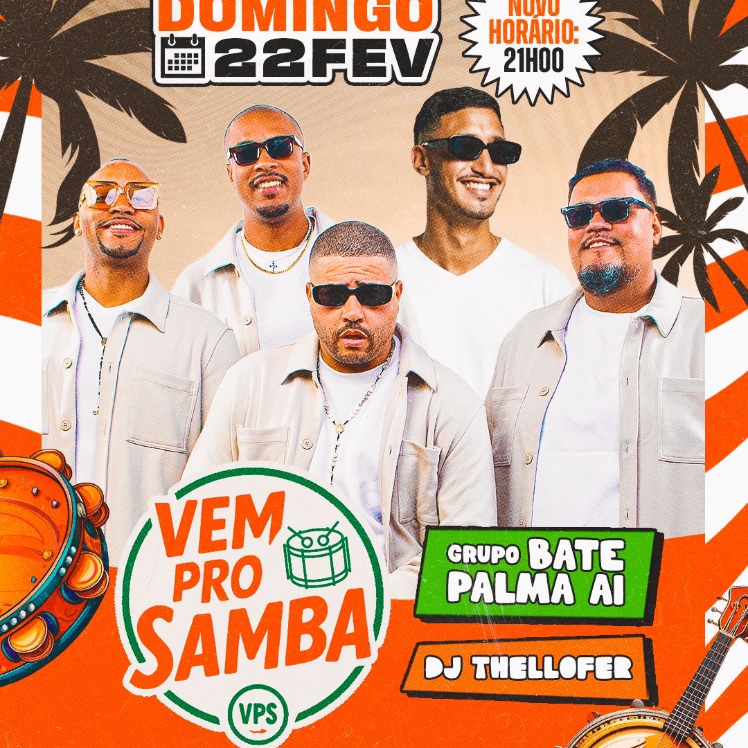 VEM PRO SAMBA - Happy Hour 2 por 1 das 19:30 as 21h image