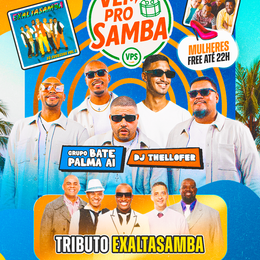 VEM PRO SAMBA - Happy Hour 2 por 1 das 21:00 às 23:00 image