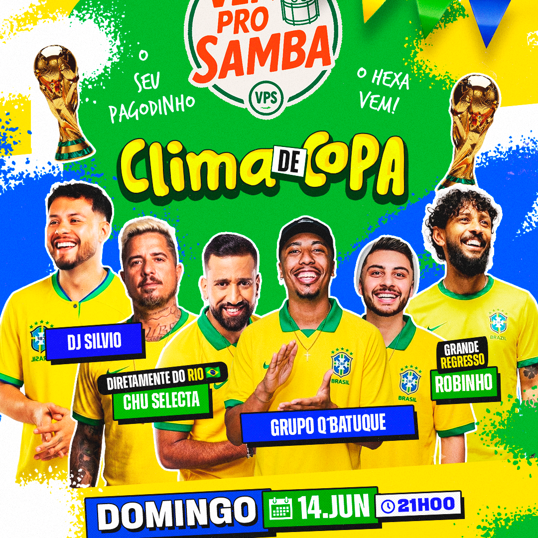 VEM PRO SAMBA - Happy Hour 2 por 1 das 21:00 às 23:00 image