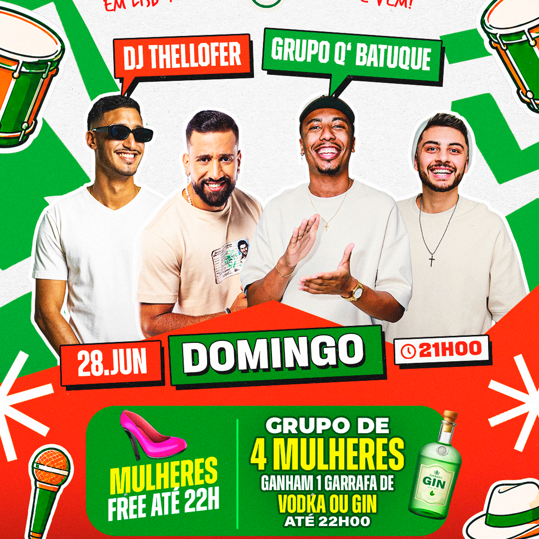 VEM PRO SAMBA - Happy Hour 2 por 1 das 21:00 às 23:00 image