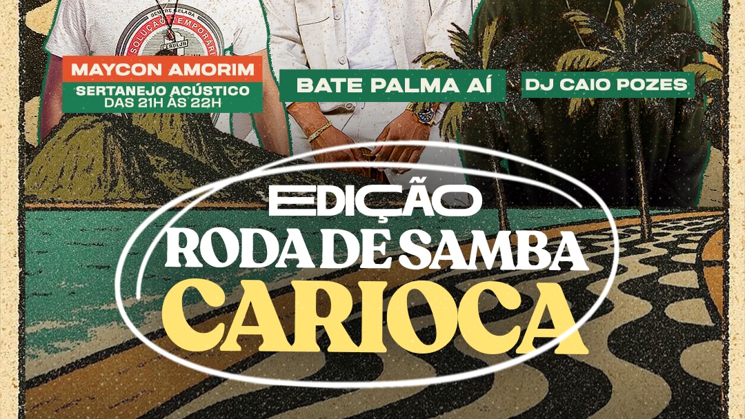 Véspera de feriado | VEM PRO SAMBA - Happy Hour 2 por 1 das 21h as 23h image