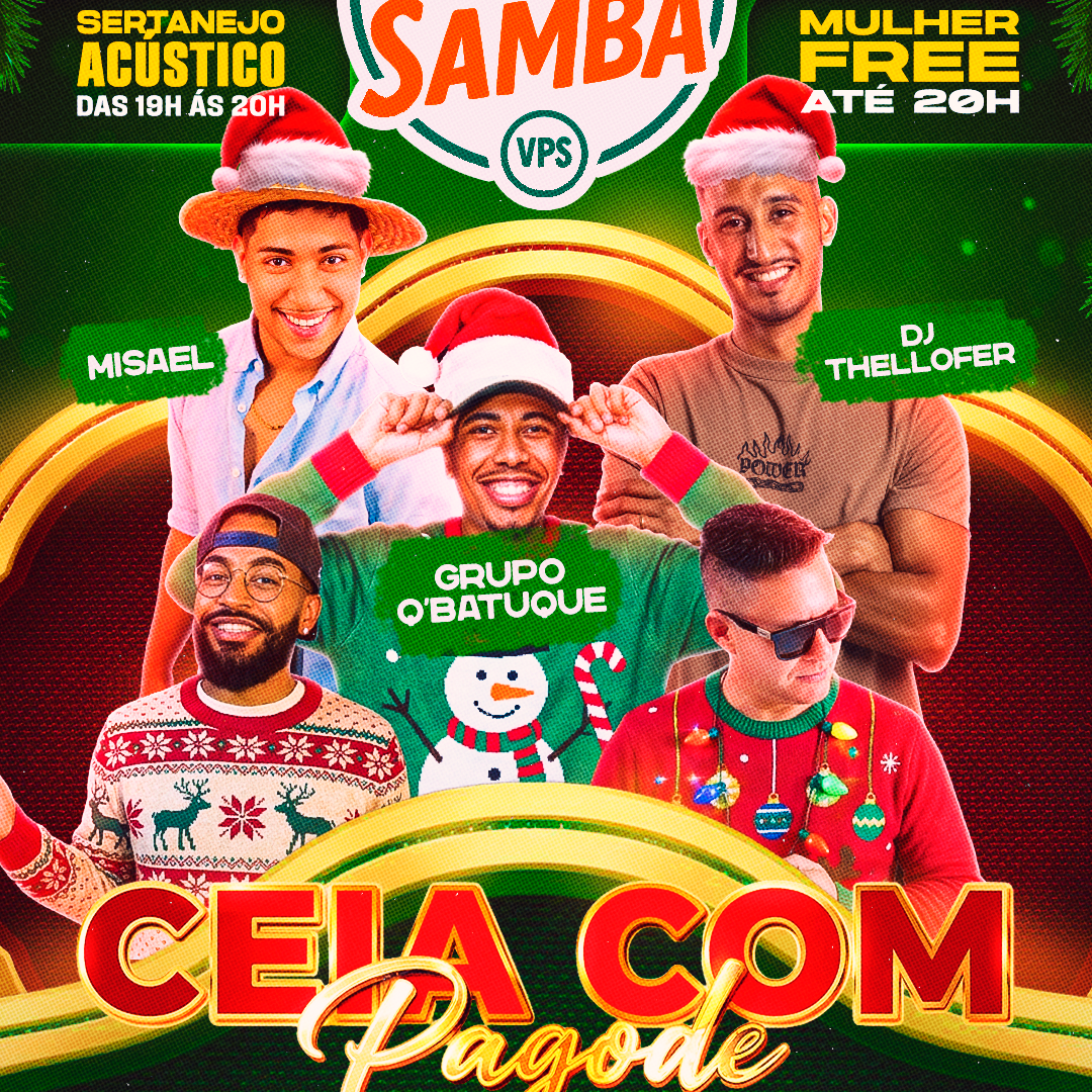 Ceia com Pagode - Happy Hour 2 por 1 das 18h às 20h  image