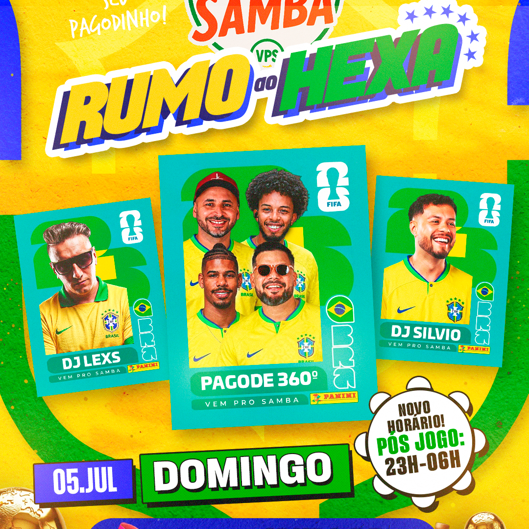 VEM PRO SAMBA - Happy Hour 2 por 1 das 23:00 às 01:00 image
