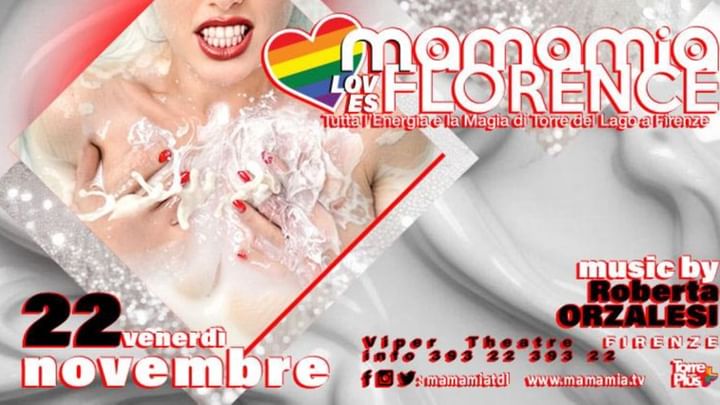 Cover for event: VEN. 22/11 -  Mamamia Loves Florence - LESWEEK PARTY