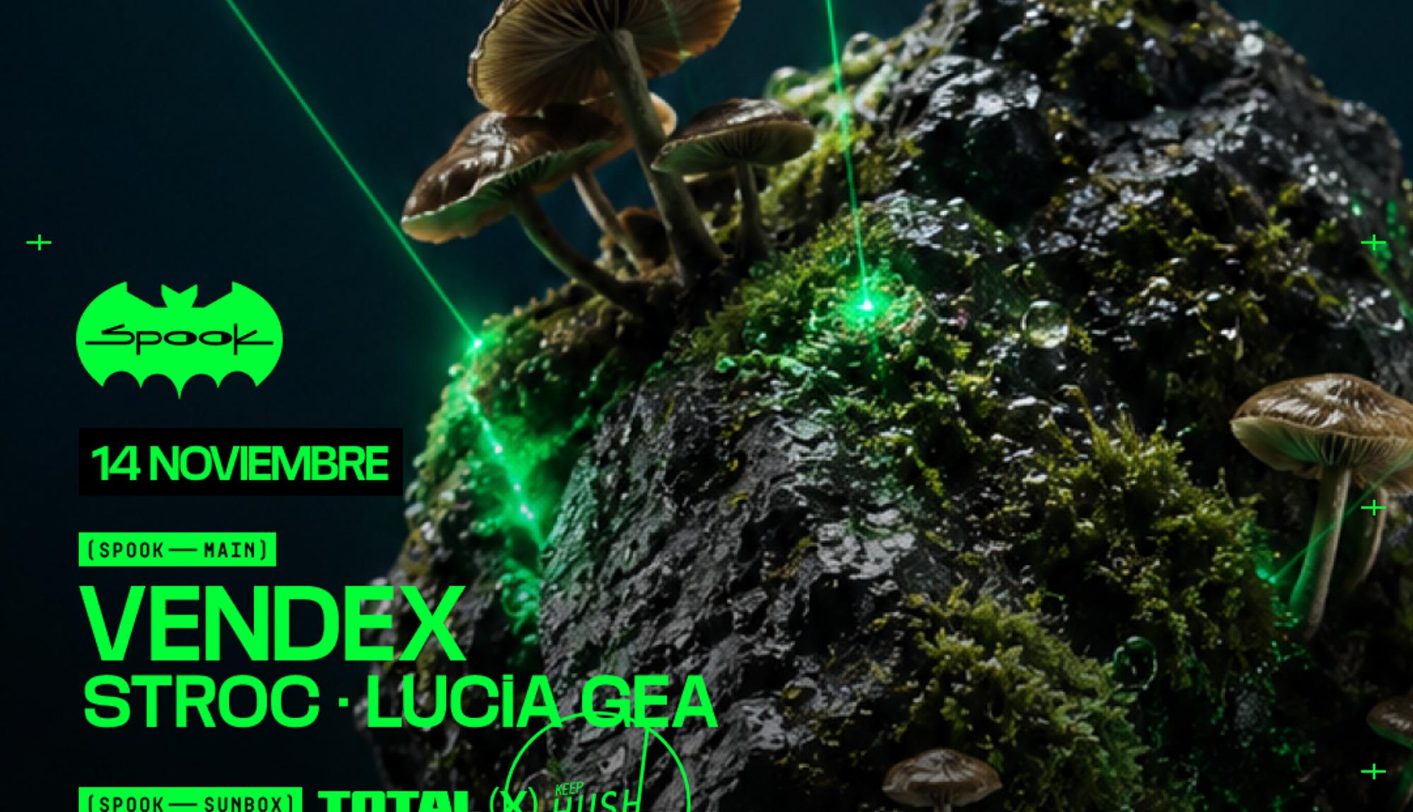 Vendex + Djs invitados & Total x Keep Hush w/ M8NSE b2b ENGALANAN