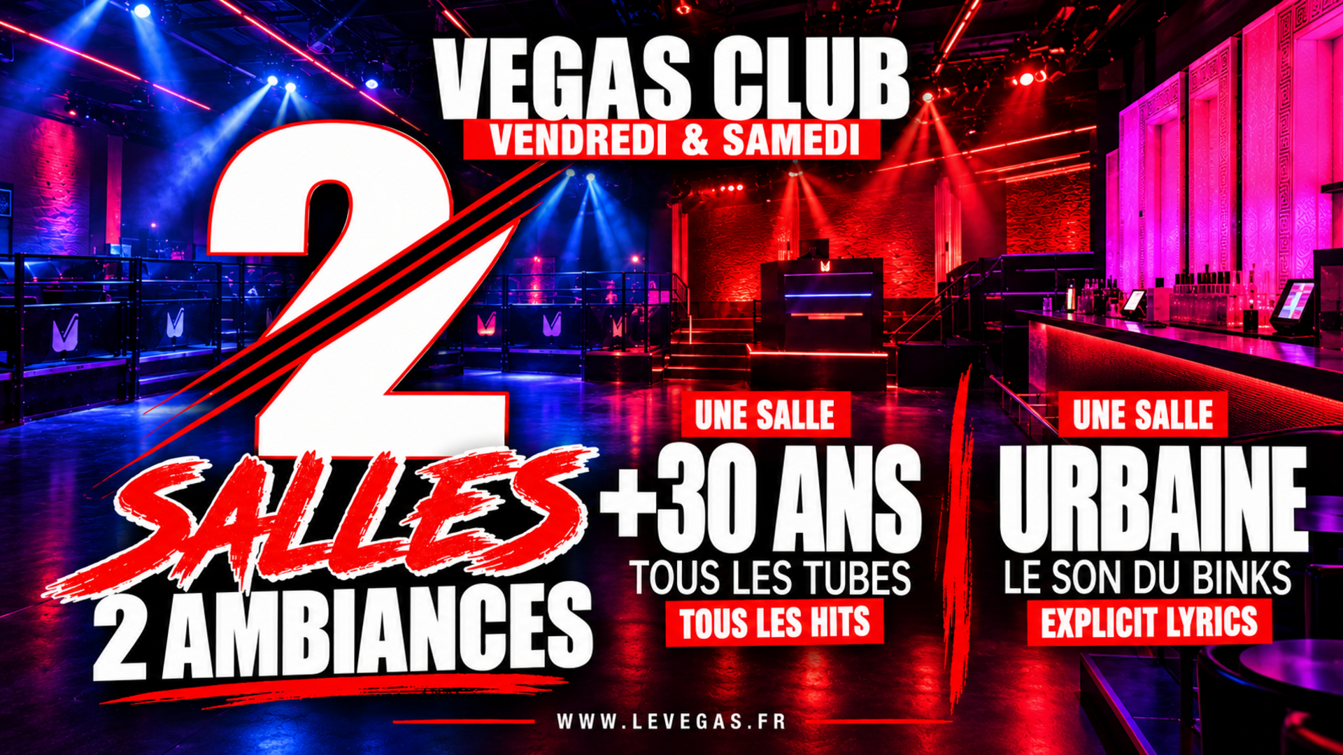 👽VENDREDI - 2 SALLES 2 AMBIANCES👽 MESSIEURS , SOYEZ ACCOMPAGNÉS !
