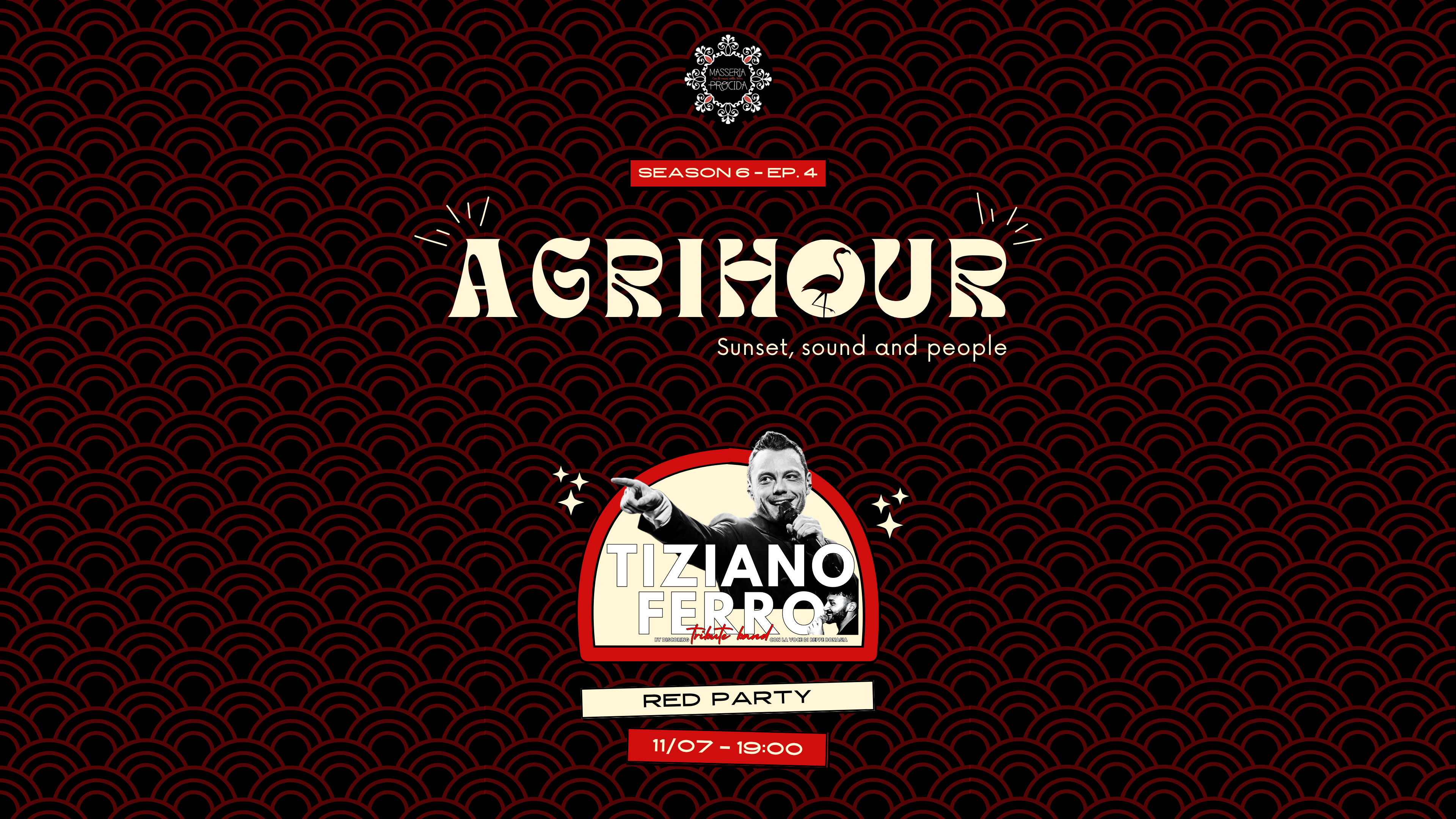 Venerdì 11 Luglio ✮ RED AGRIHOUR ✮ L'apericena al tramonto con Tiziano Ferro Tribute band image