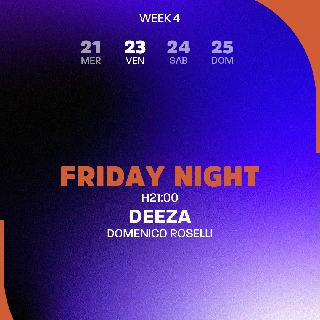 Venerdì 23 Gennaio - DEEZA image