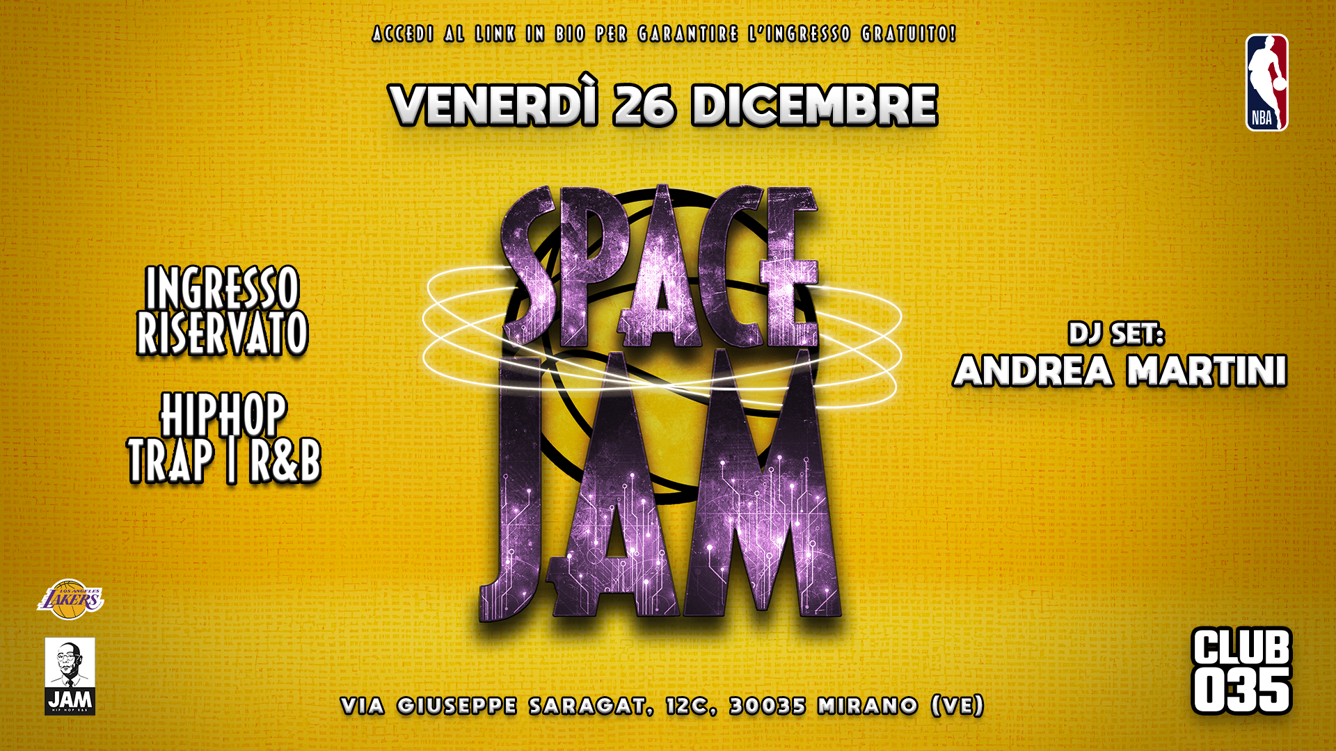 Venerdì 26 Dicembre - Space Jam image