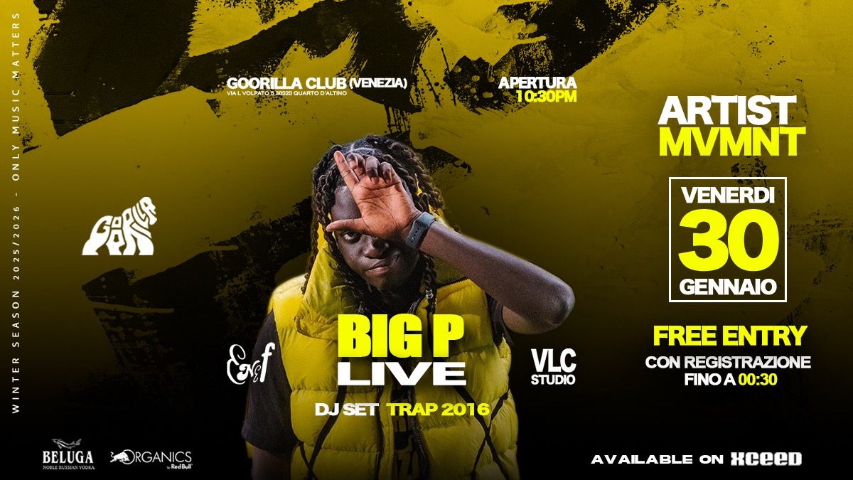 VENERDÌ 30 GENNAIO - ARTIST MVMNT image