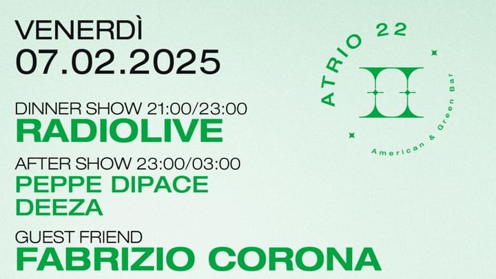 Cover for event: Venerdì 7 Febbraio con FABRIZIO CORONA 