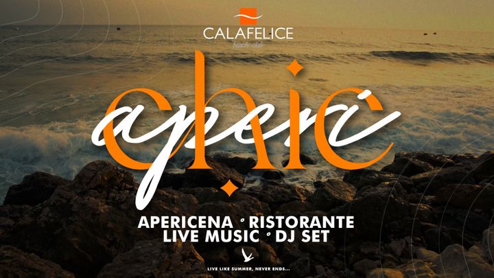Cover for event: Venerdi AperiChic CALA FELICE