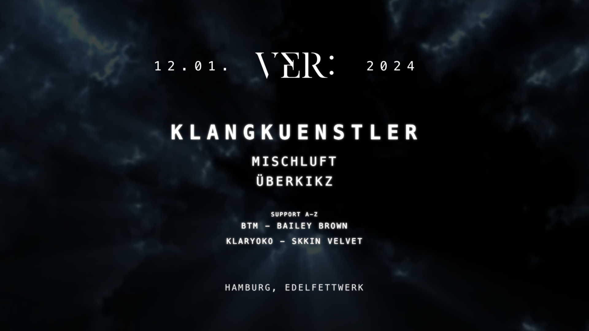 SOLD OUT - VER: pres. KLANGKUENSTLER & MISCHLUFT @ EDELFETTWERK