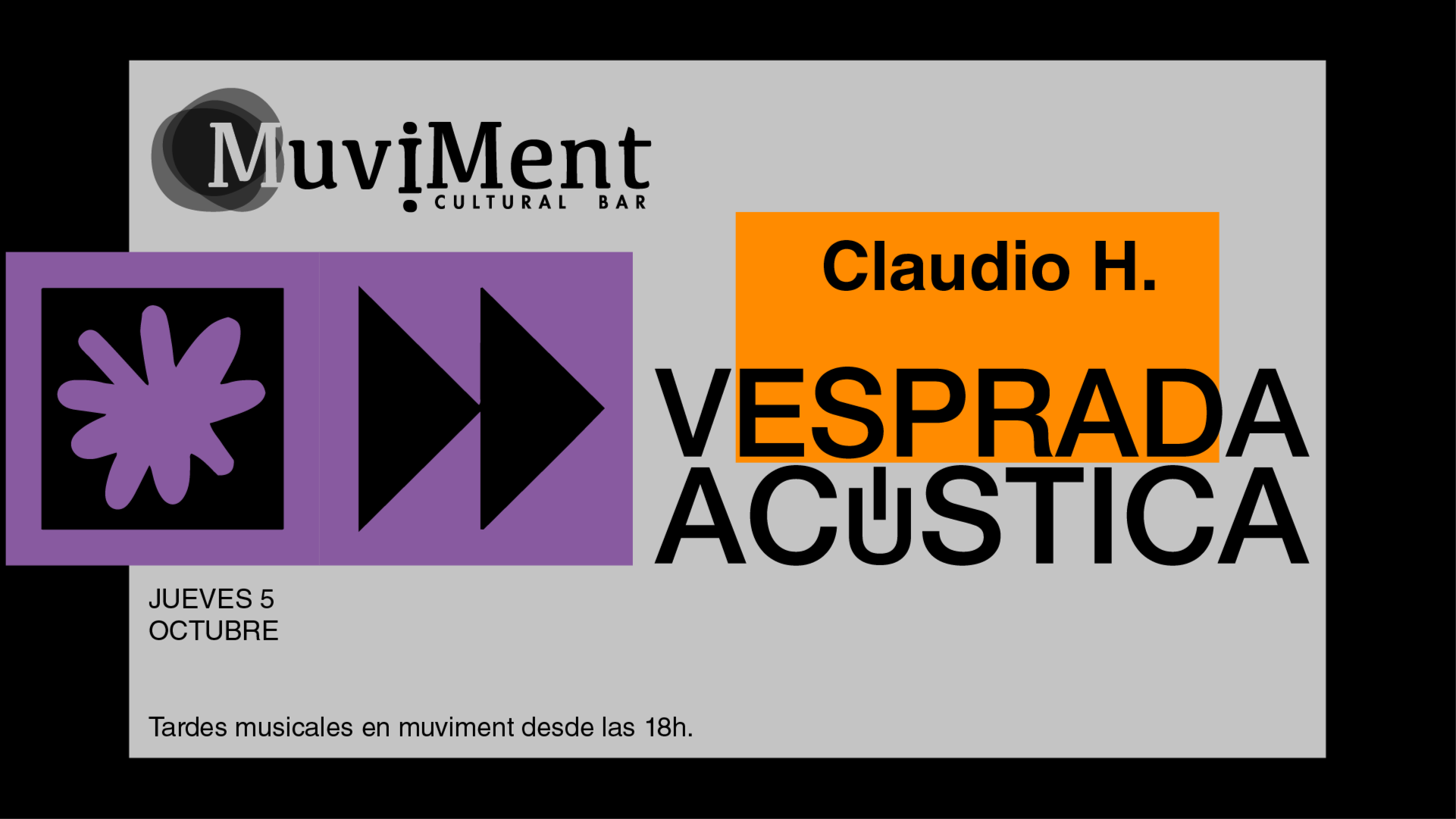 Vesprada acústica: CLAUDIO H image