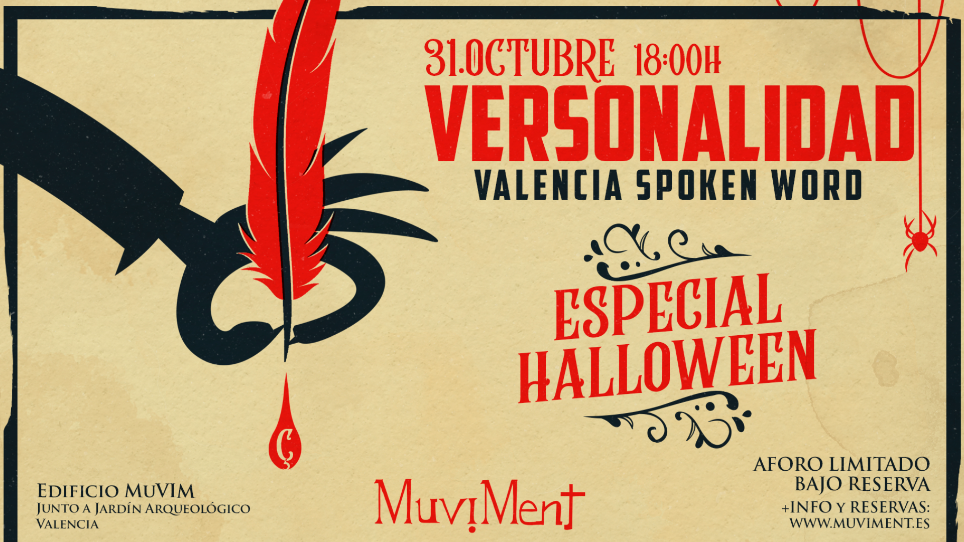 Versonalidad especial Halloween · Spoken Word Valencia