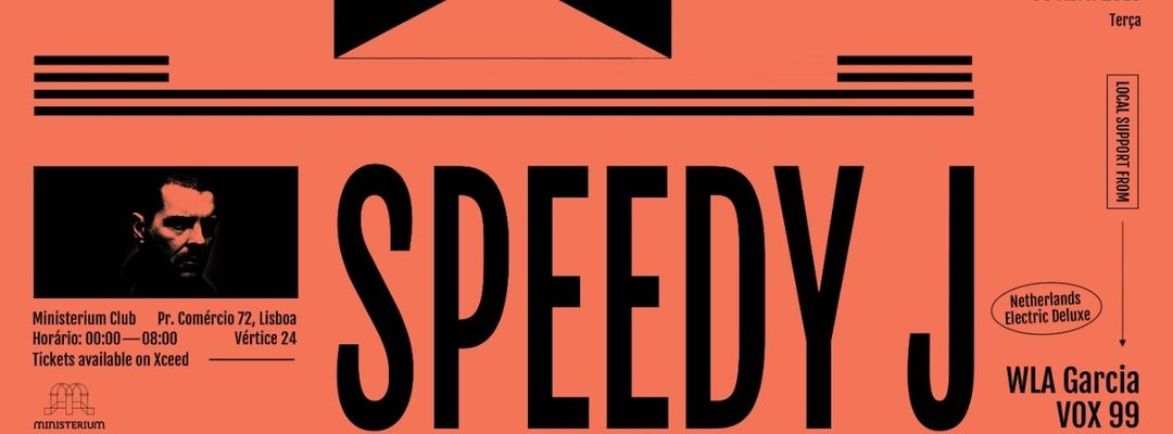 Cartel del evento Vertice #24 - Speedy J