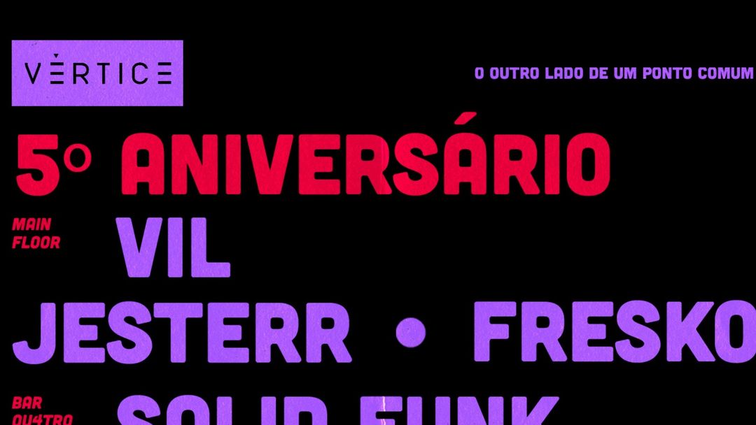 Vértice 5th Anniversary - La Vie En Techno event cover