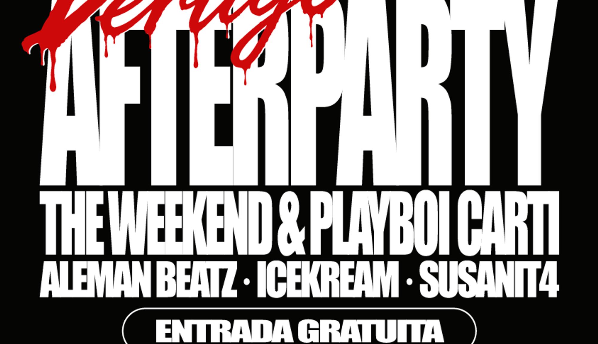 vertigo club afterparty the weekend & playboi carti