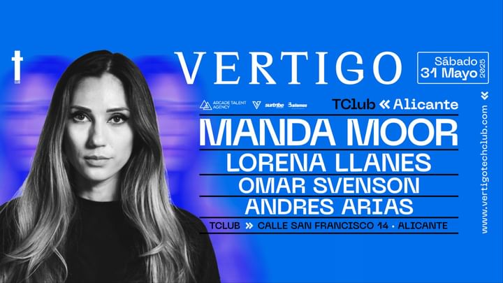 Cover for event: VERTIGO - MANDA MOOR