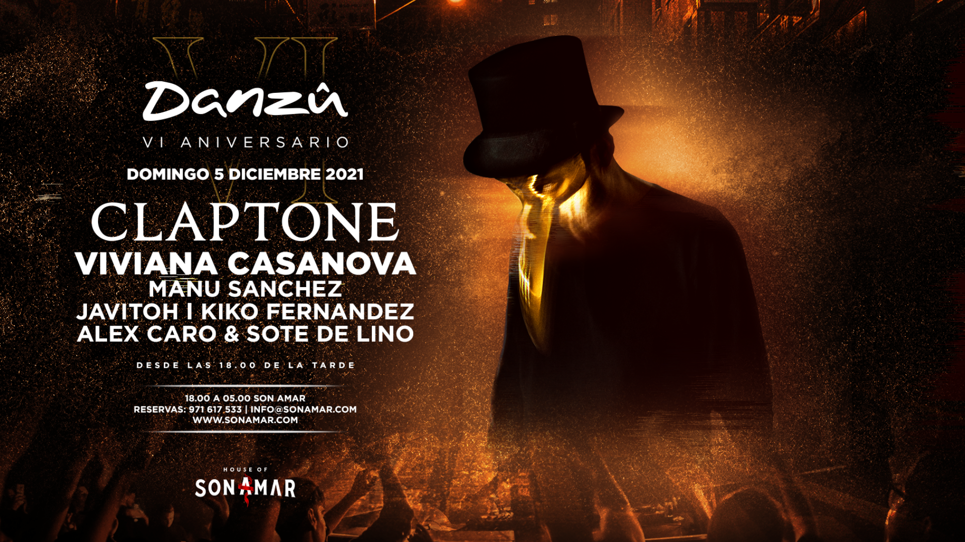 VI Aniversary Danzû at Son Amar w/ Claptone