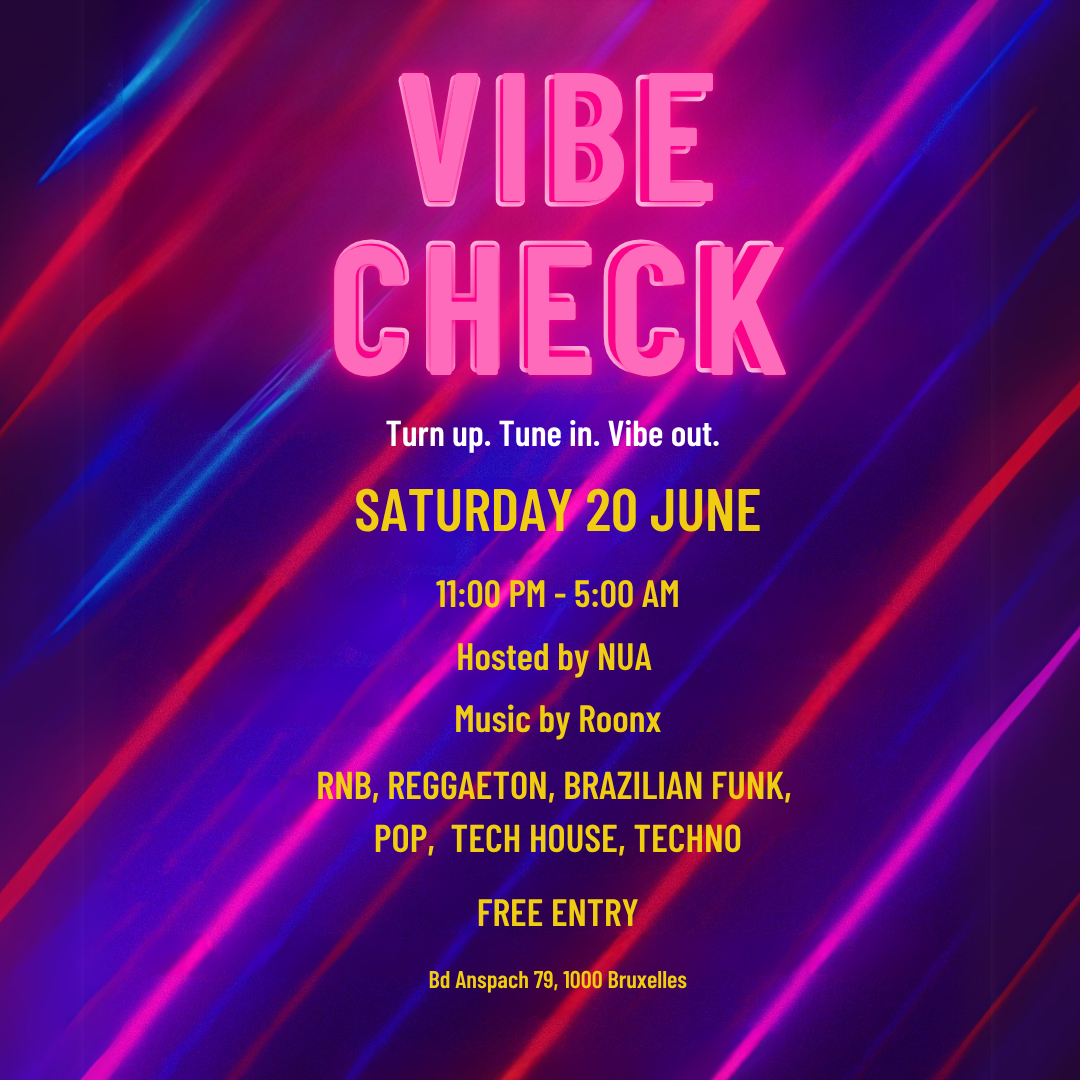 VIBE CHECK - FREE International Party image