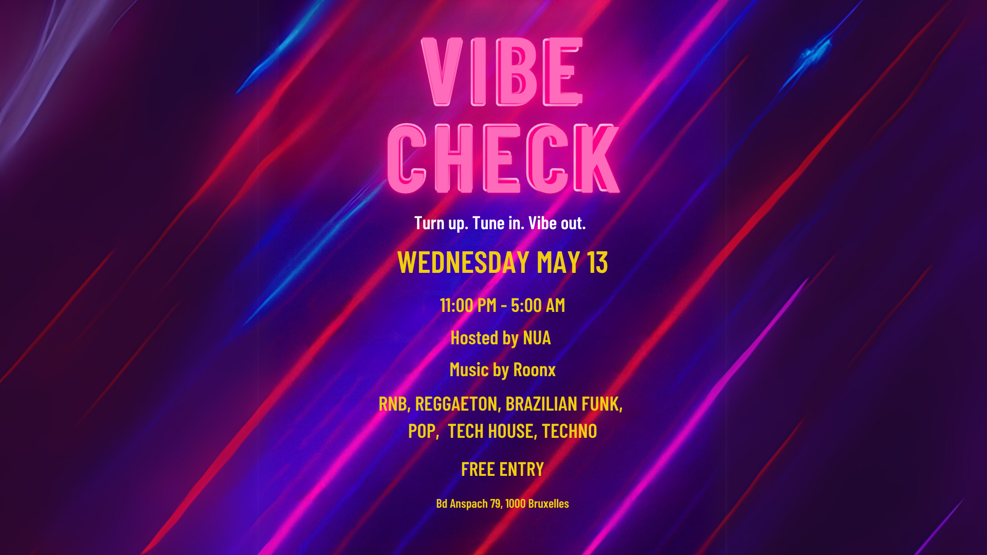VIBE CHECK - International Party image