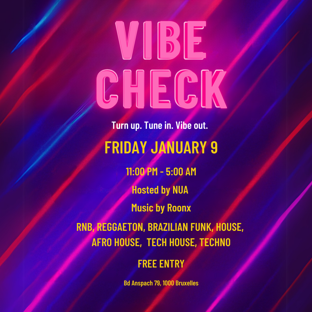 VIBE CHECK - International Party image