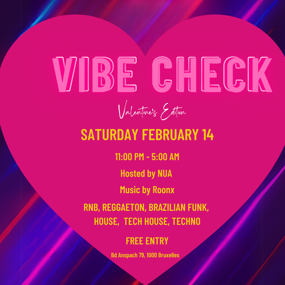 VIBE CHECK - International Party - Valentine's Edition image