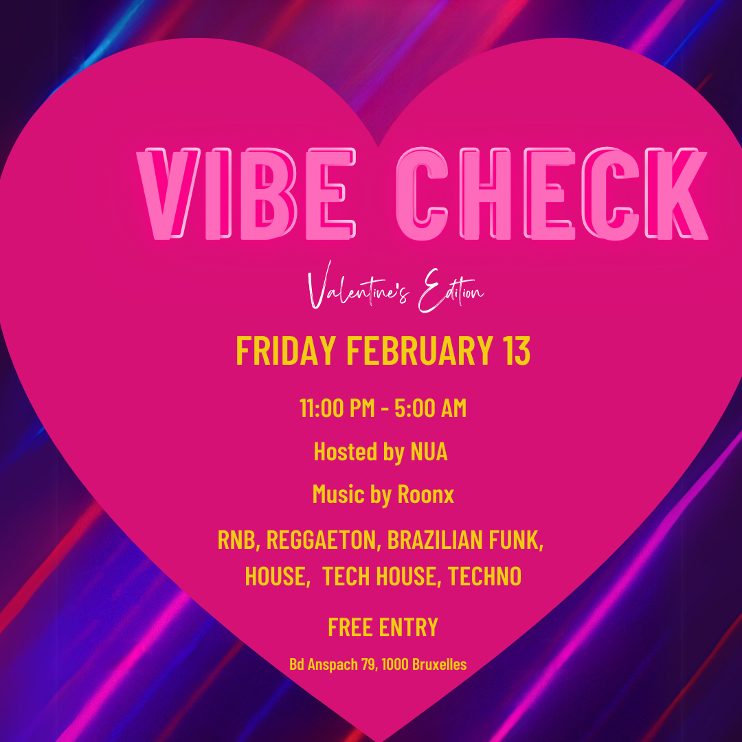 VIBE CHECK - International Party - Valentine's Edition image