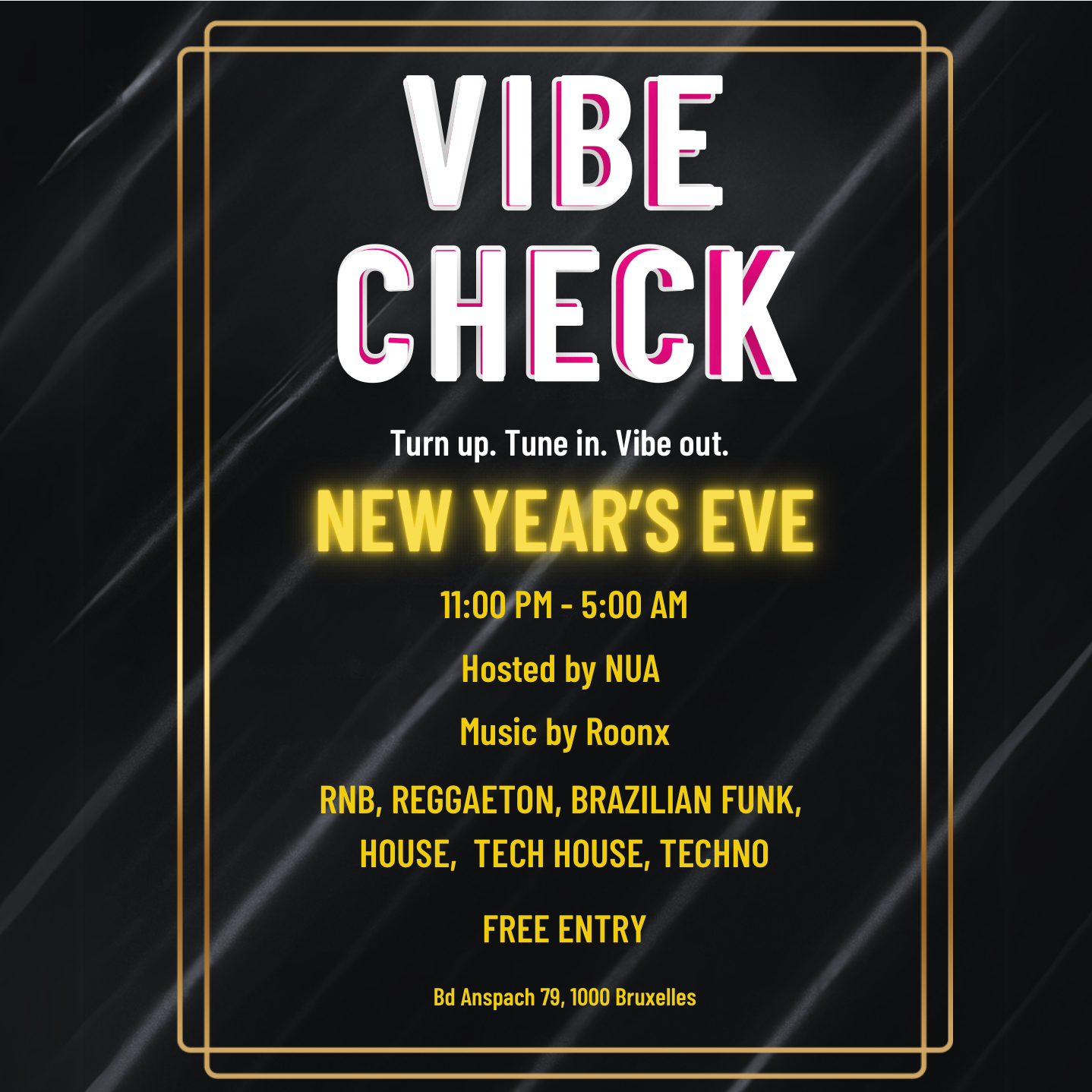 VIBE CHECK - New Year's Eve Edition  image