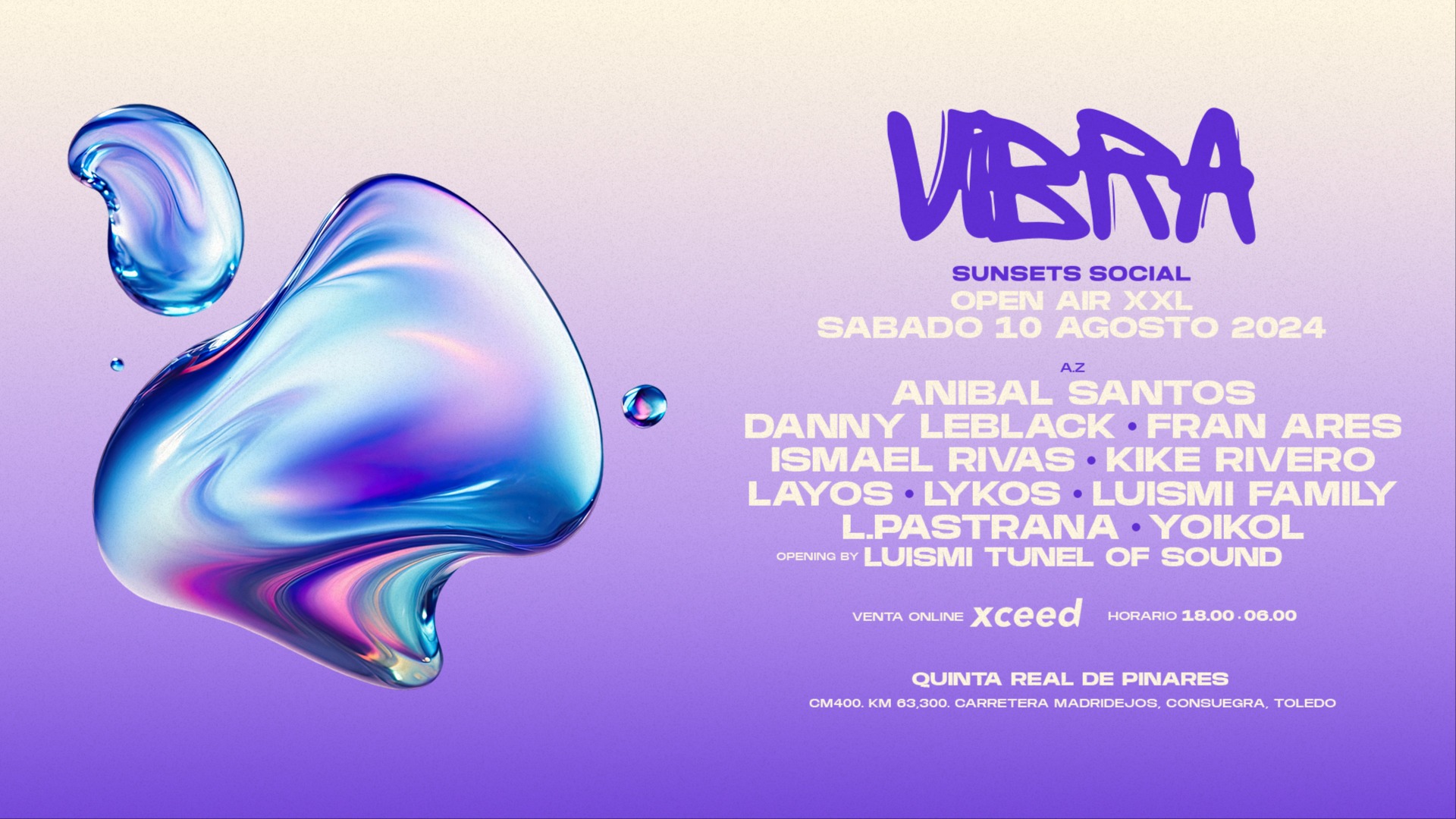 VIBRA SUNSETS OPEN AIR XXL @ SALA PINARES image