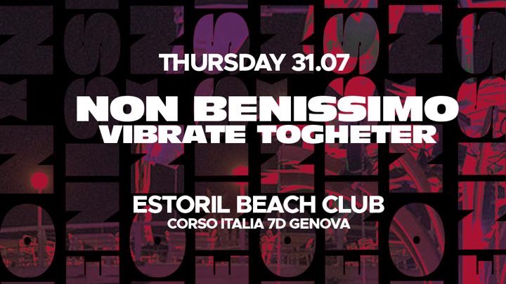 VIBRATE TOGHETER - Non Benissimo - OUTDOOR SEASON RESTART image