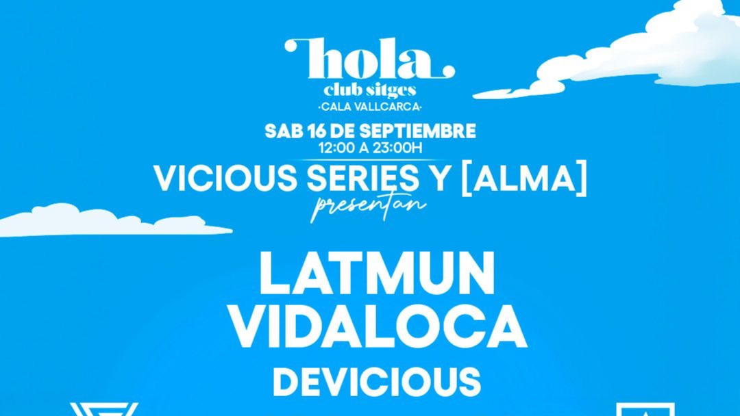 Vicious x Alma Beach Festival @ Hola Club W/ Latmun, Vidaloca, Devicious, Los Canarios image