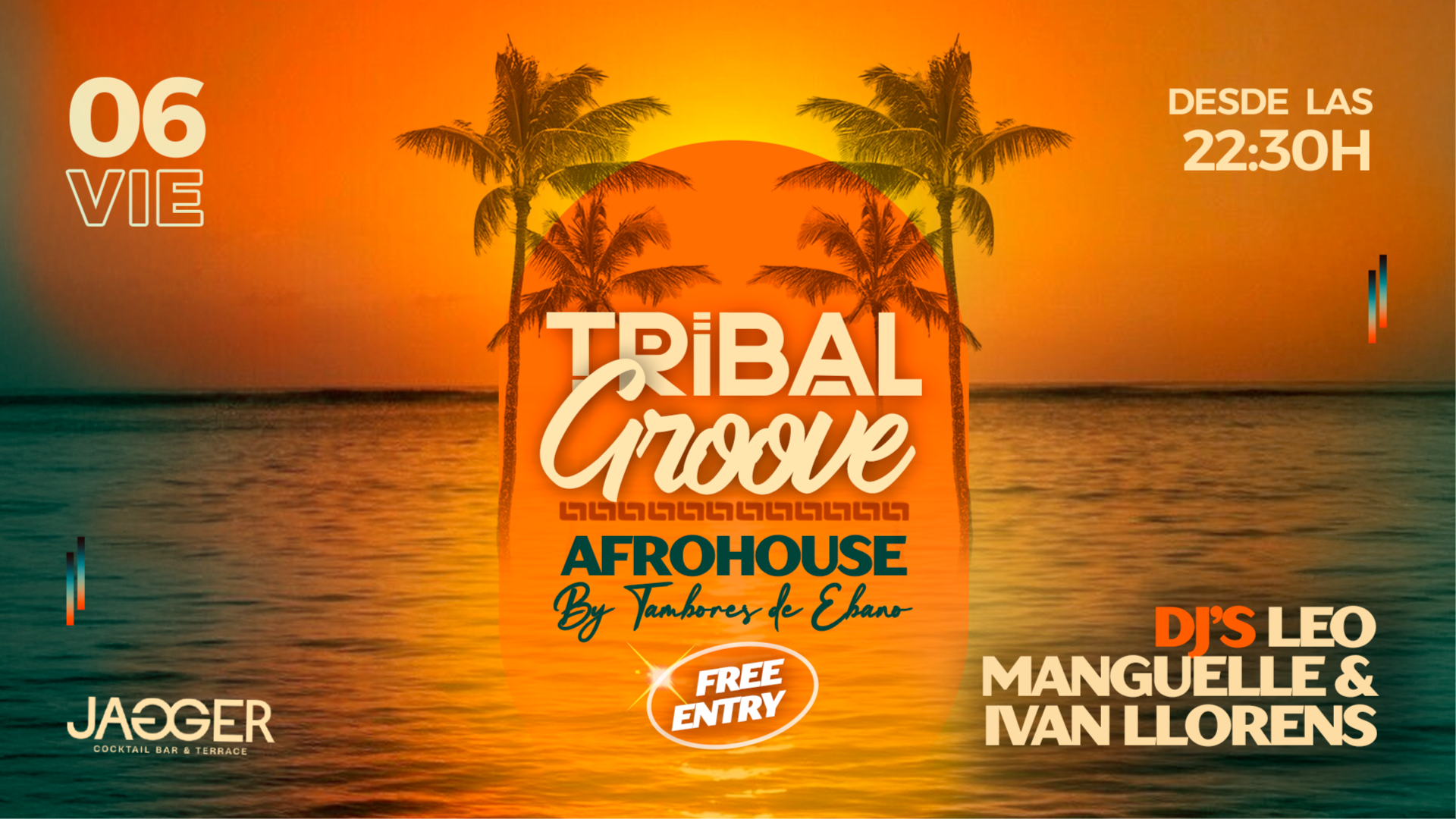 Viernes 06 Junio/ TRIBAL GROOVE (AFRO HOUSE & HITS) image