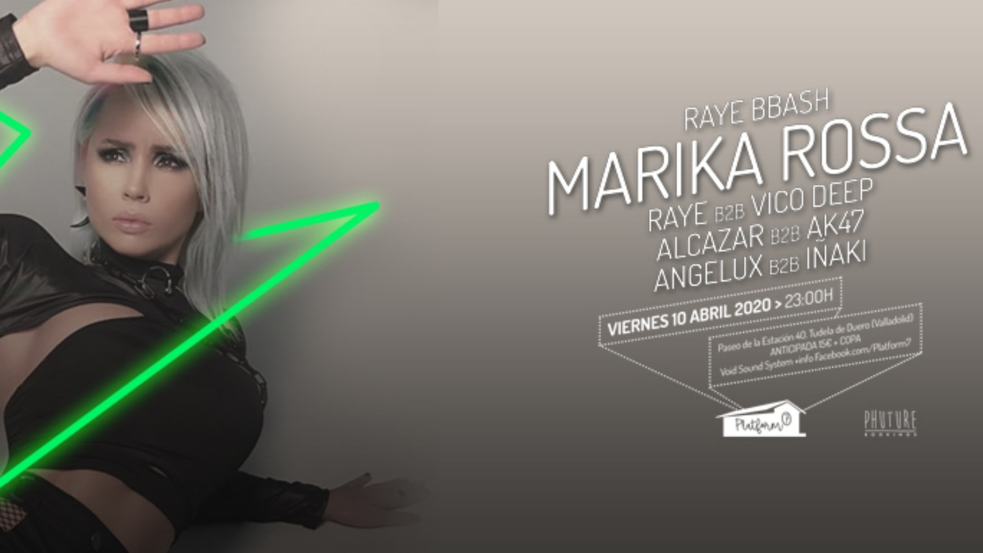 Viernes 10 Abril ( Seman Santa ) / Raye BBash con Marika Rossa image