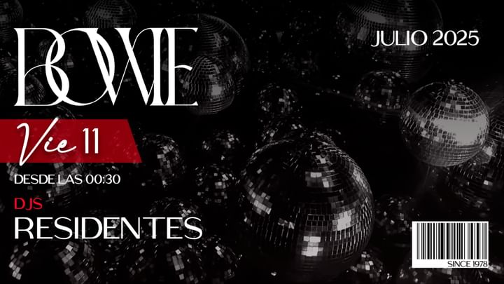 Cover for event: Viernes 11/07 BOWIE NIGHT: LAST DANCE