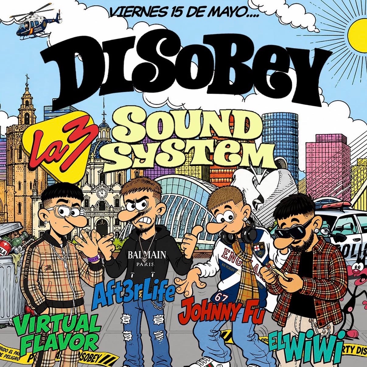 VIERNES 15 | DISOBEY POSTPARTY OFICIAL by BEEFEATER BLACK image